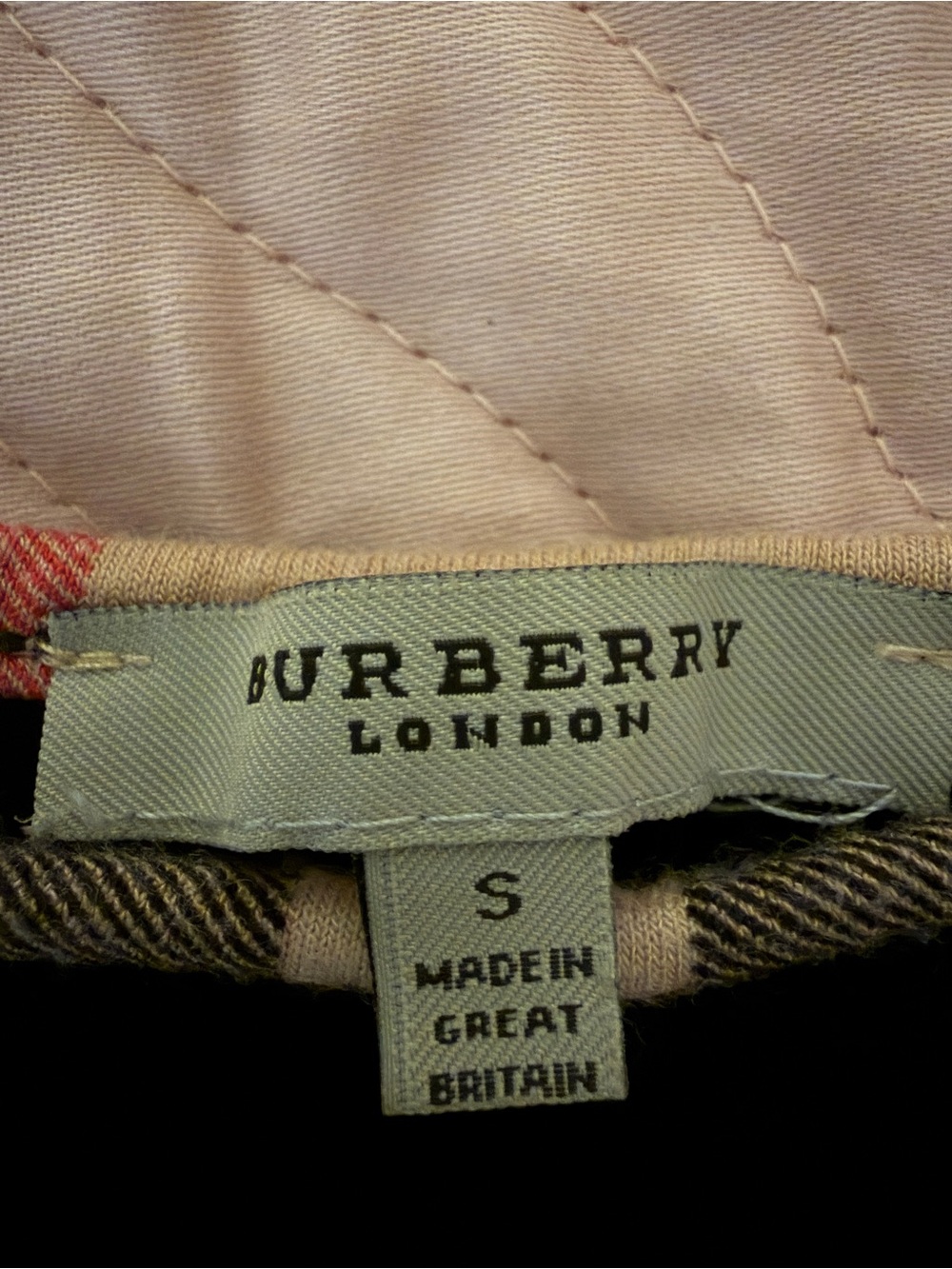 Burberry London Black Nova Long Sleeve Top Size S Made in Great Britain - Picture 2 of 11